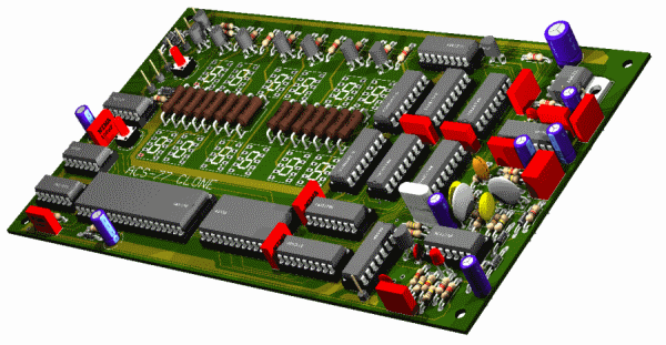 3D-Ansicht erstellt mit Eagle3D